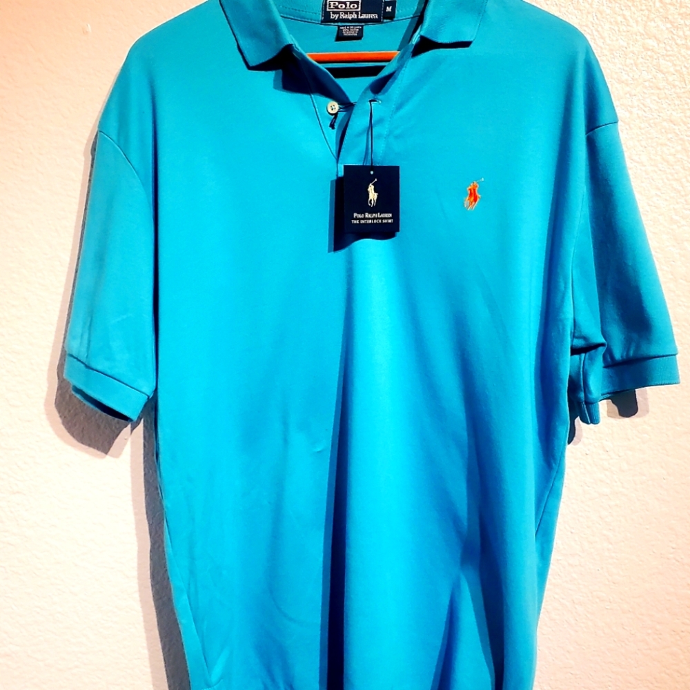 Polo by Ralph Lauren, size:M, bright blue